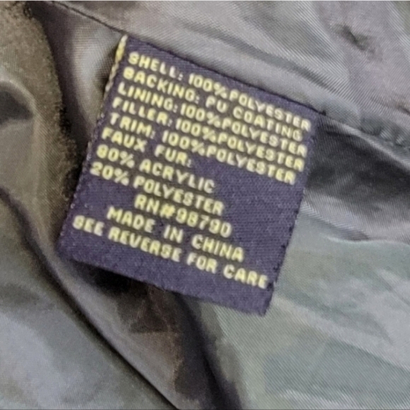 DOLLHOUSE Hooded Bomber Green Puffer Jacket Size Medium - Picture 7 of 7